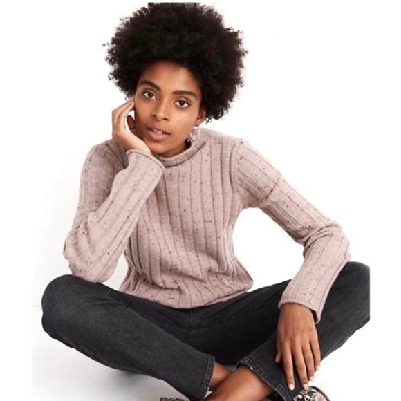 MADEWELL Donegal Evercrest Turtleneck Sweater in Coziest Yarn Size Large - Picture 1 of 11